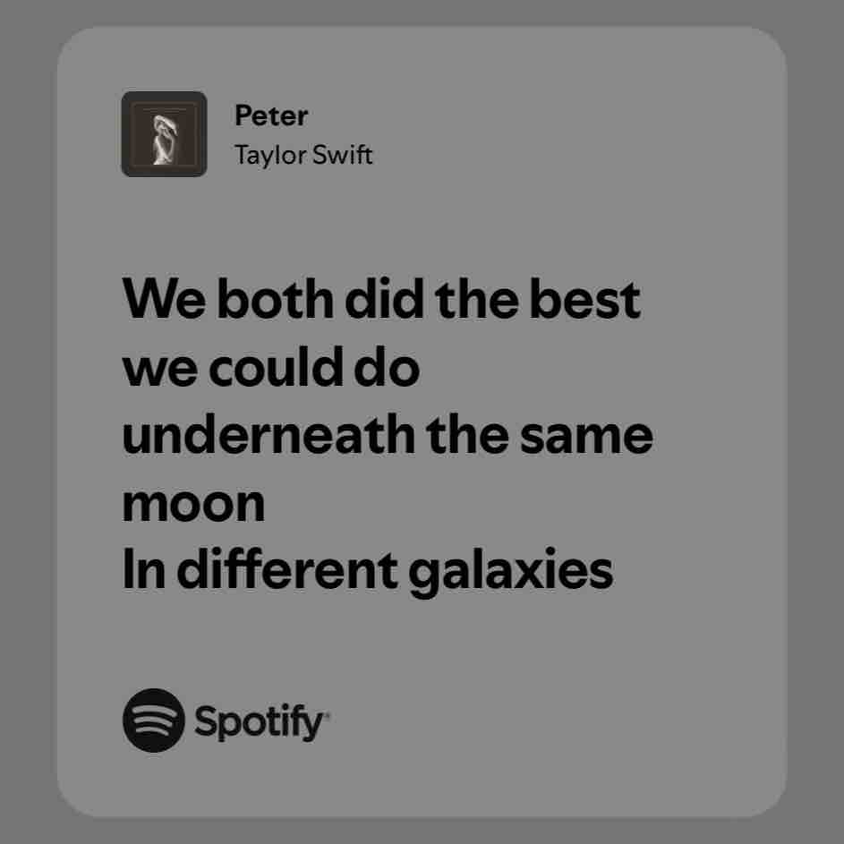 Peter - song and lyrics by Taylor Swift | Spotify